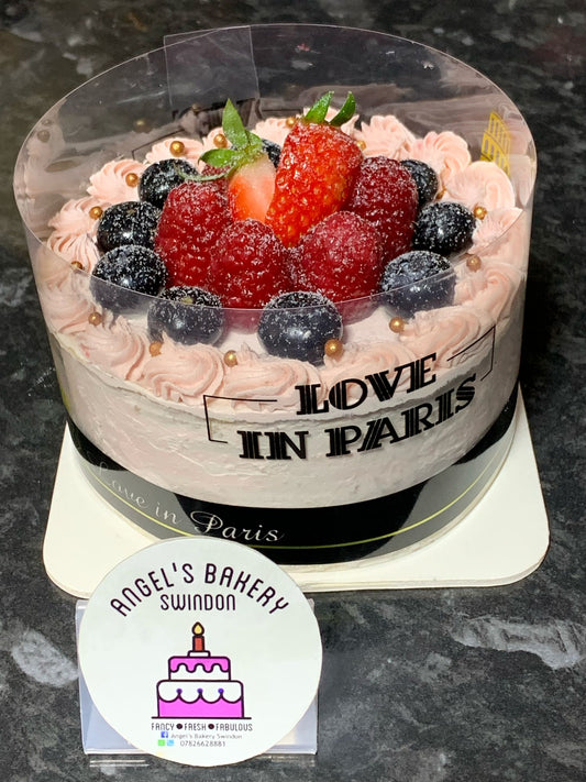6" Raspberries Cheese Cake