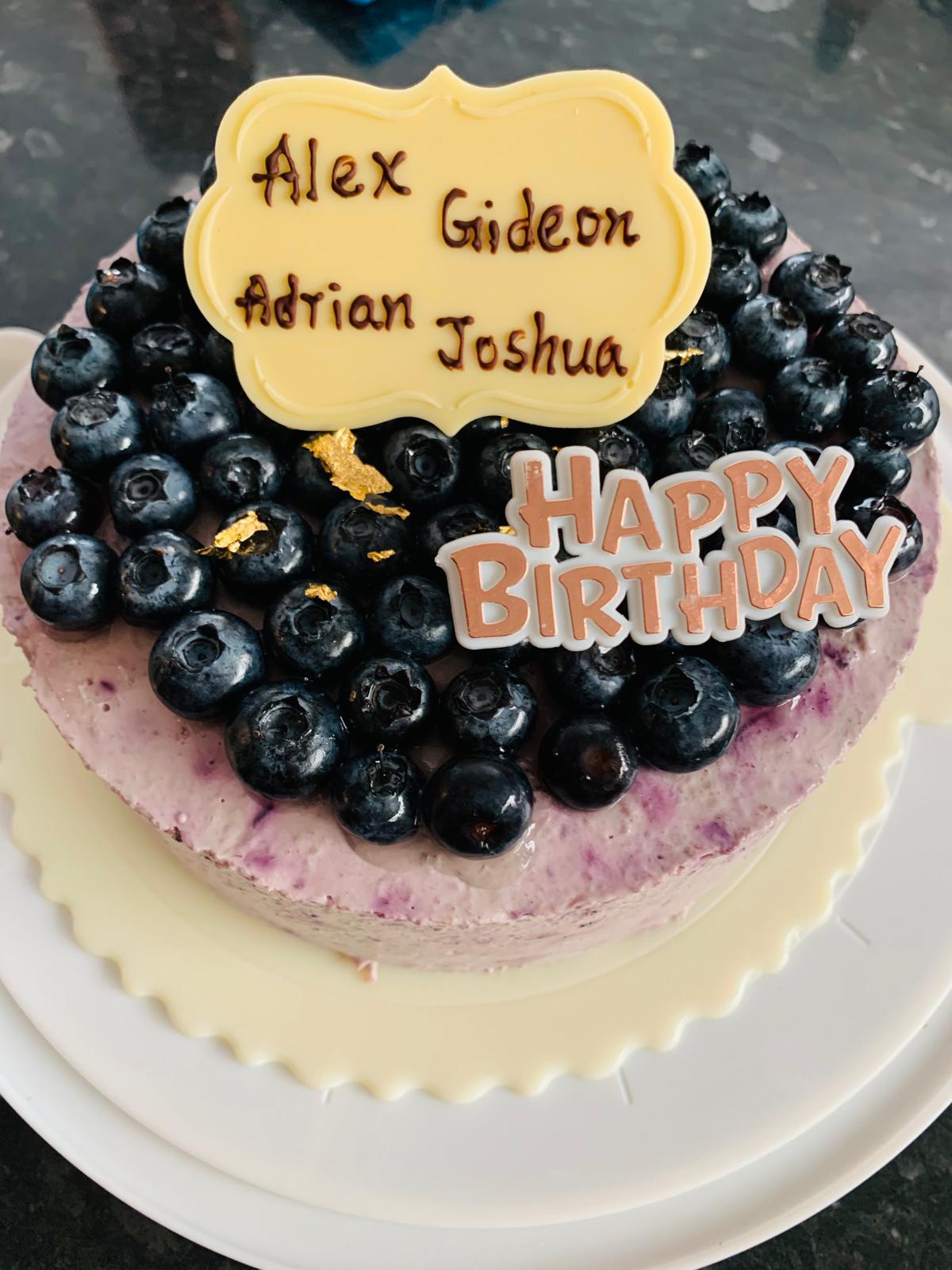 6" Blueberries Cheese Cake